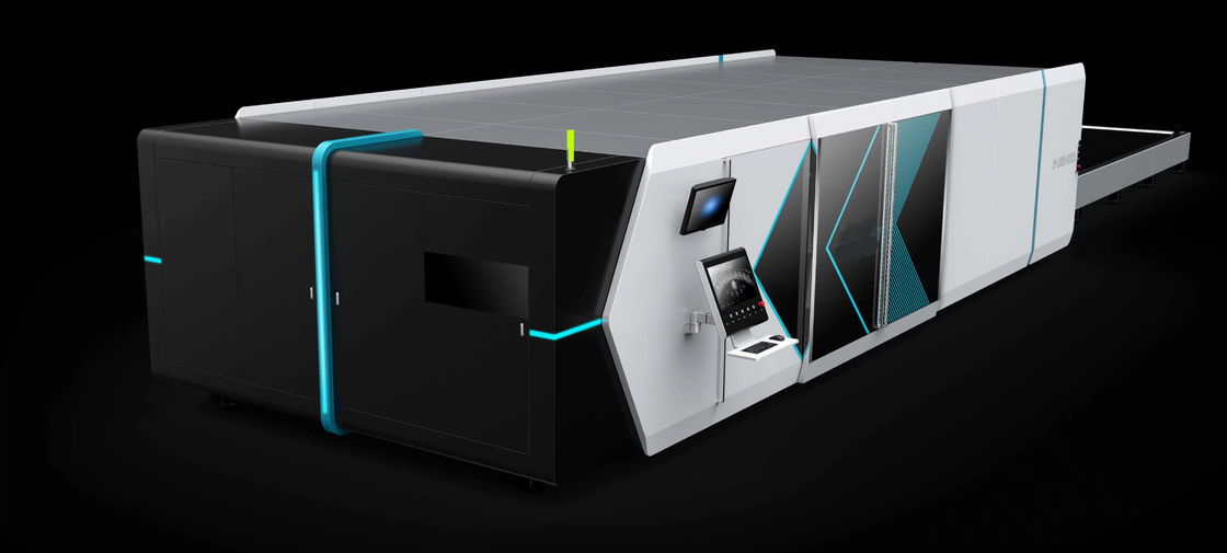 IPG 20mm CNC do cięcia metalu 8025 Laserowa maszyna do cięcia blachy stalowej