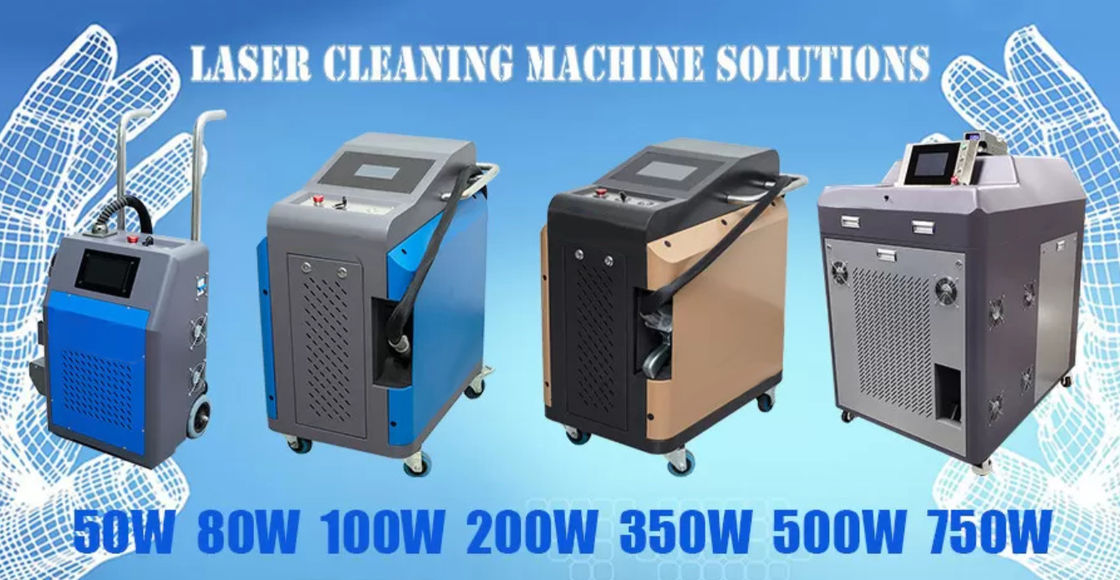 200W Metalowe laserowe maszyny czyszczące 1064 nm Chłodzenie powietrzem