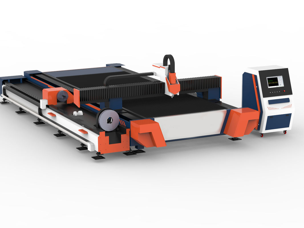 1.5KW Fibre Laser Cutter Stół wymienny Chłodzenie wodą