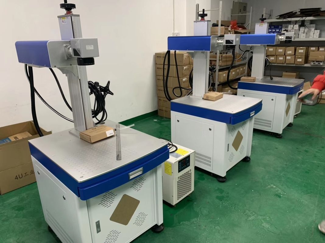 Chłodzenie wodą 3W UV laserowy grawer do zabezpieczenia plastiku