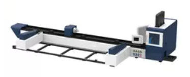 Podwójny uchwyt pneumatyczny 6500mm Laserowa maszyna do cięcia rur CNC