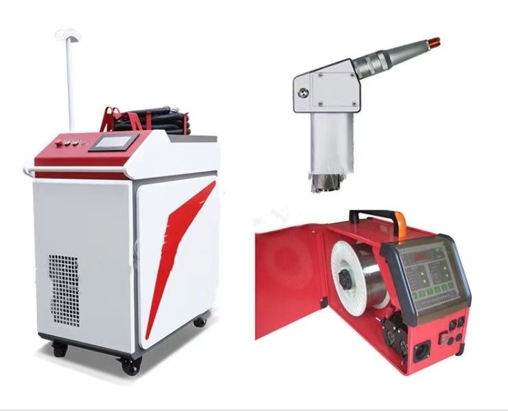 Ręczna spawarka laserowa z podwójnym wahadłem o mocy 1000 W CW z automatycznym podajnikiem drutu