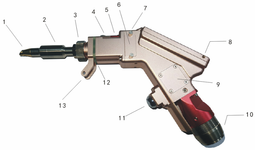 Ręczna spawarka laserowa 2000W CW 1080nm Maxphotonics z automatycznym nadajnikiem drutu